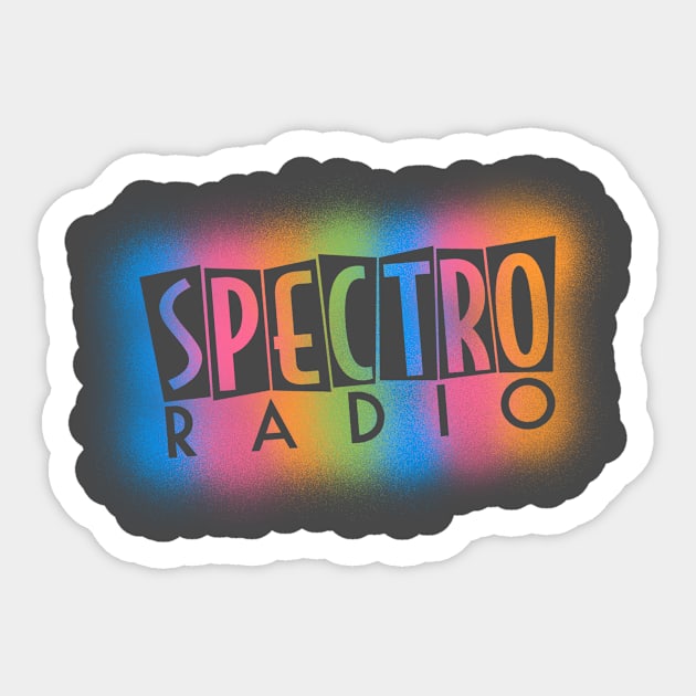 Spectro Radio Graffiti Tee Sticker by SpectroRadio